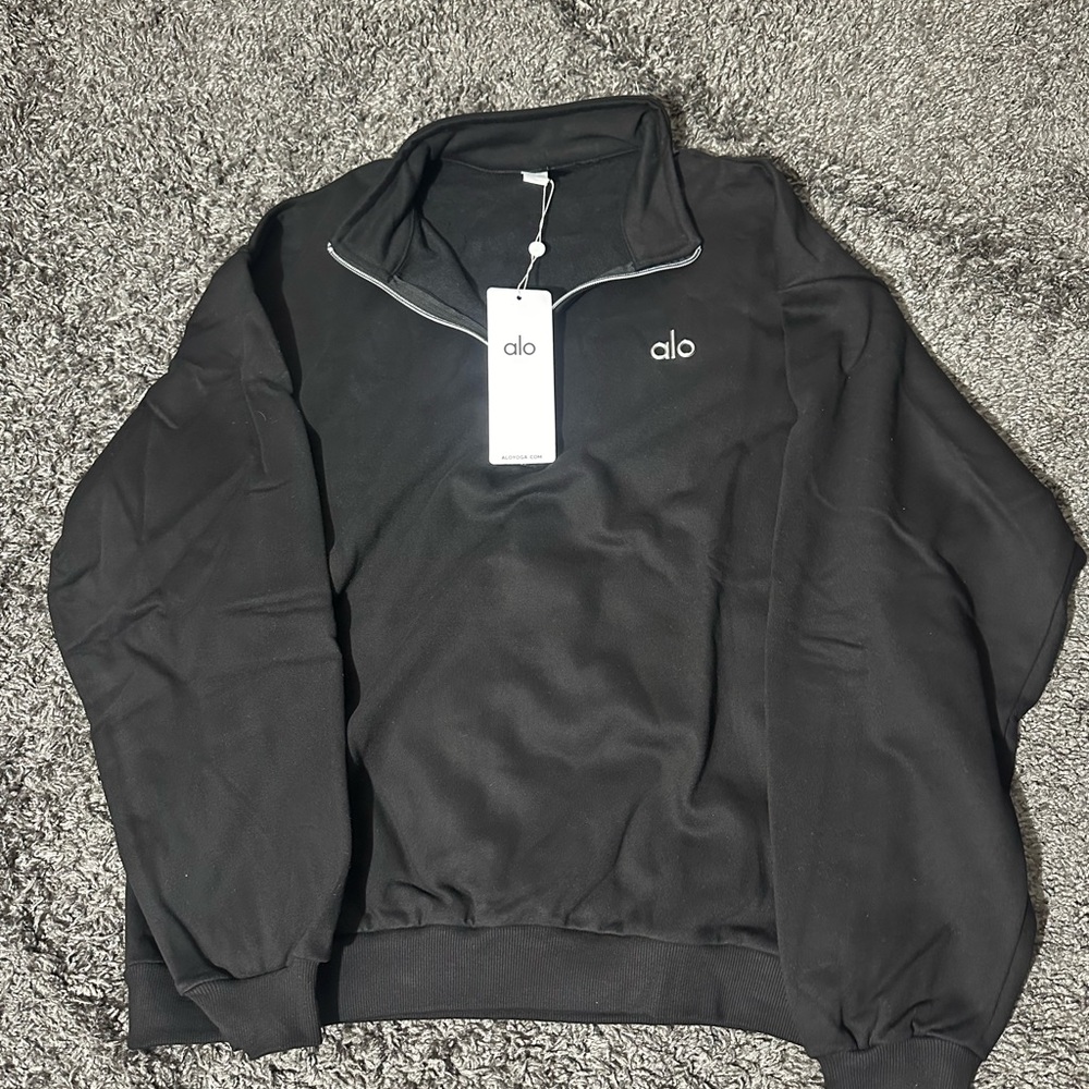 ALO Yoga Men's Black 1/4 Zip